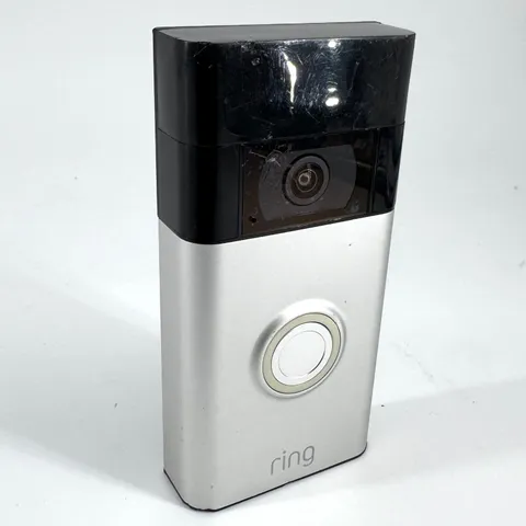 Ring 2nd Gen 5UM5E5 Silver & Black Night Vision 2-Way Talk 1080p Video Door Bell