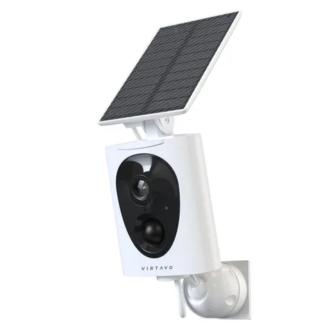 SolarFlask 2K Solar Security Cameras Wireless Outdoor, Starlight Lens, Color ...