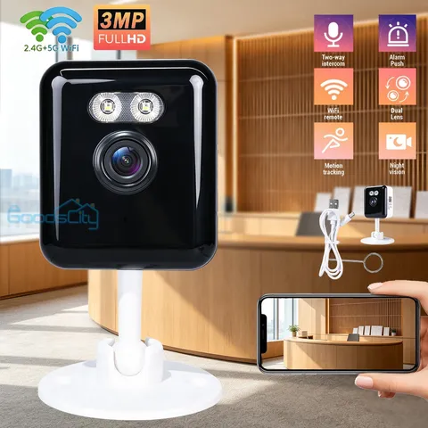 Wireless WiFi Security Camera System 5G 2k Indoor Night Vision Smart USB Camera