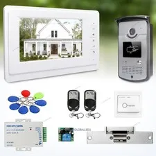 7" Video Security Door Phone with Intra-monitor Audio Intercom for Home Security