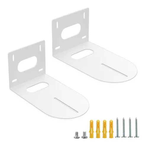 PTZ Bracket 2 Pcs White Universal Wall Mount Bracket with for Various PTZ Cam...