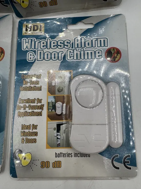 Lot of 4 HDI Wireless Alarm & Door Chime Units – Model 20975 – New in Package