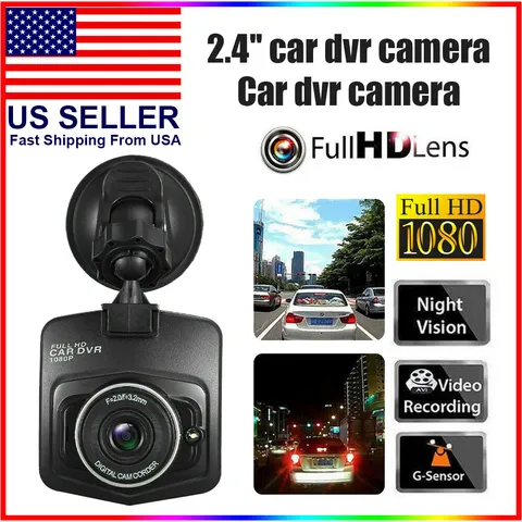 2.4'' Full HD 1080P Dash Cam Car DVR Front or Rear Camera Night Vision G-sensor