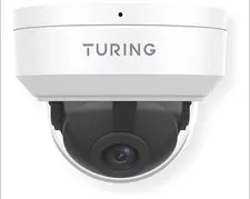 Turing TP-MFD8M28 SMART 8MP IR Dome IP Camera, White; 2.8mm Lens