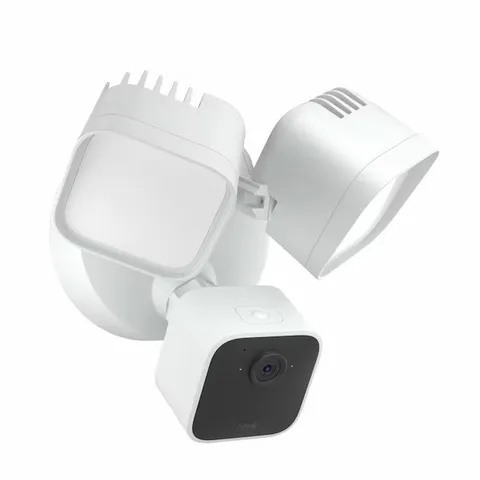 Blink Wired Floodlight Camera Smart Security Camera 2600 Lumens HD Siren White