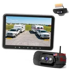 Plug-Play RV Camera System Wireless for Furrion Pre-Wired: 8 Inch-1 RV Camera