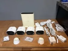 Arlo Ultra 2 4K 4-Camera Security System VMC5040 VMB5000 Base Station