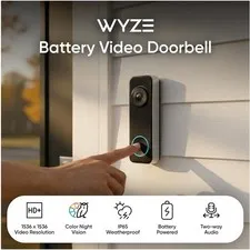 Smart Wireless Doorbell with Color Night Vision