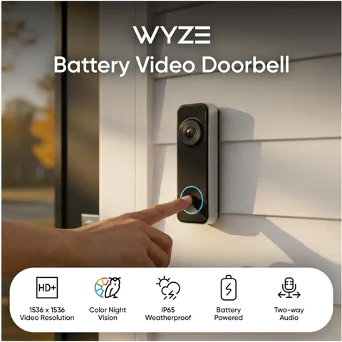 Smart Wireless Doorbell with Color Night Vision