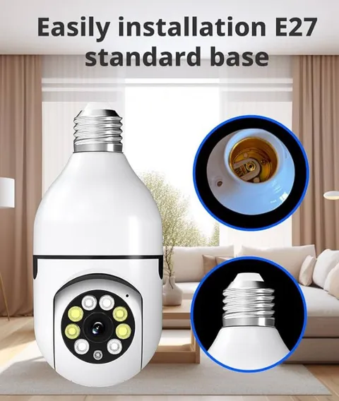 Al Bulb Camera Wireless Security Camera Indoor And Outdoor  1080P