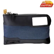 Master Lock Money Bag with Key Lock 11.5in Blue Free Ship