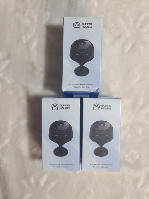 Guard House Security Camera 1080p HD Magnetic Mini Camera Lot Of 3 2 New 1 Open 
