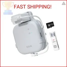 256GB Micro SD Card & Outlet Wall Mount for Blink Sync Module XR with Short Cabl