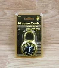 Genuine Master Lock (1500D) Hardened Stainless Steel Black Dial Combination Lock