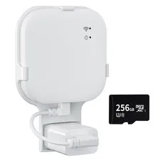 256GB Blink MicroSD Card & Outlet Wall Mount for Blink Sync Module XR, Large-Cap