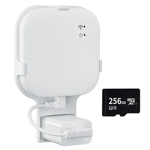 256GB Blink MicroSD Card & Outlet Wall Mount for Blink Sync Module XR, Large-Cap