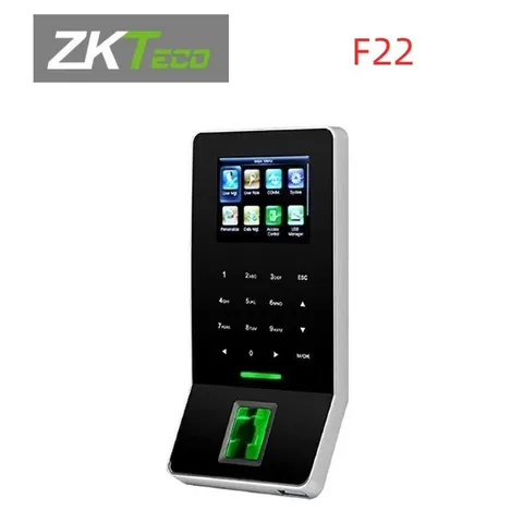 ZKTeco F22 WiFi TCP/IP Ultra-thin Fingerprint Touch Screen Time Attendance