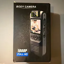 1080P Full HD Body Camera, LED, Loop Recording, USB-C