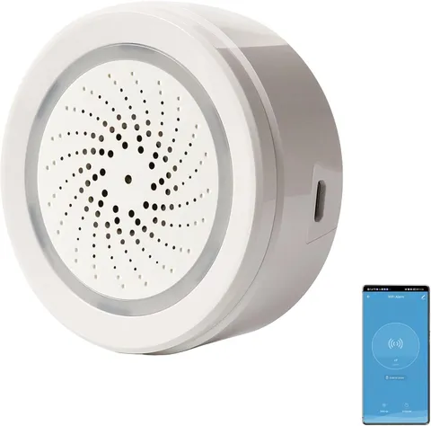 Smart Wi-Fi Siren Alarm: Wireless Alarm for Home Security, Burglar Alarm with So