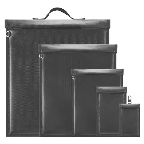 5 Pack Faraday Bags for Laptops & Tablets & Phones & Car Keys, Faraday Bag EM...