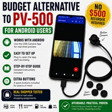 Budget Video Mystery Shopping Kit for Android | Wearable Button Camera |