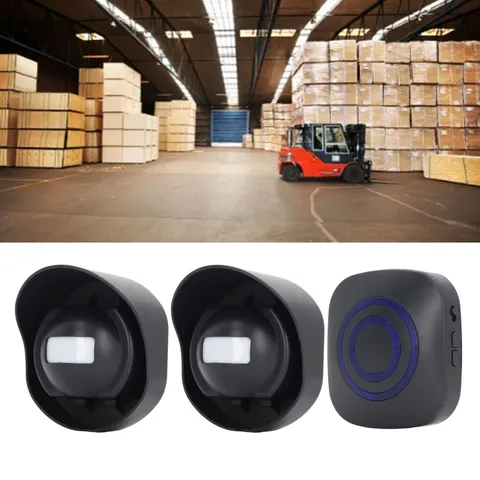 Driveway Alarm Weather Resistant 328ft Long Range 110‑240V Wireless Outside