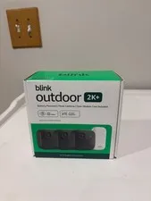 Blink Outdoor 2K+ Wireless Security Camera 3‑Camera System + Sync Module – New