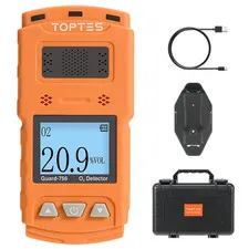 Toptes Guard-756 Upgraded Oxygen Detector 0-30 Vol Portable O2 Monitor 0.5S