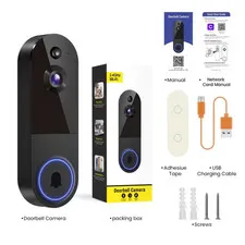 2K Wireless Smart Doorbell, WiFi Camera, Night Vision Function, Artificial intel