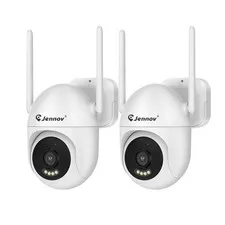 Jennov 5MP 360° PTZ Outdoor WiFi Security Camera Auto-Tracking Night Vision