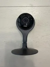 Google Nest Cam Indoor A0005 Wi-Fi Security Camera w/ OEM Power Adapter & Stand