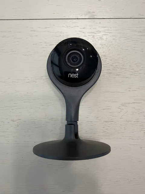 Google Nest Cam Indoor A0005 Wi-Fi Security Camera w/ OEM Power Adapter & Stand