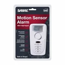Sabre HS-MSA 120 dB White Plastic Motion Sensor Alarm 1.5 L x 5 H x 2.75 W in. -