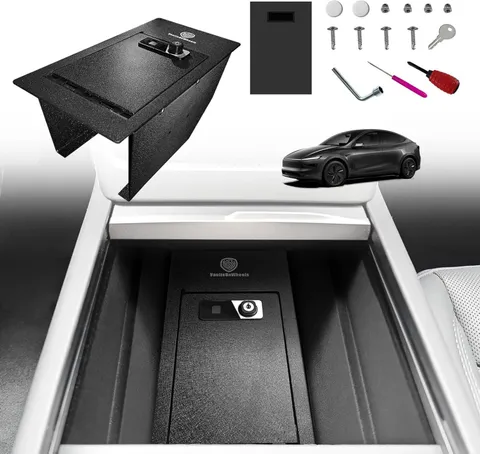 Gun Safe Vault Tesla Model Y Juniper 2026+ Center Console Security