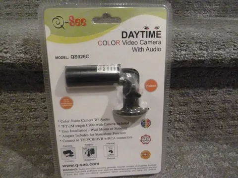 Q-See daytime color indoor video camera with audio QS926C BRAND NEW SEALED