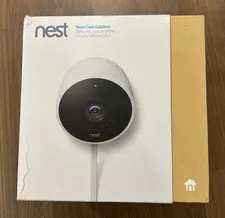 Nest Cam Outdoor 1080p Wi‑Fi Weatherproof Night Vision Camera NC2100ES White
