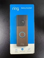 Ring Battery Doorbell (newest model), Retinal 2K with wide-angle video, Mocha