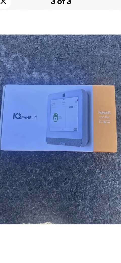 QOLSYS iQ4 iQP4001 Panel 4 ALARM SYSTEM PowerG S-line GE LTE 319.5 MHz