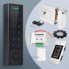 HOMSECUR Weatherproof WIFI RFID Access Control Set Lock APP Unlock
