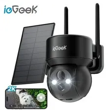 ieGeek 360° View Wireless Security Camera Outdoor 2K PTZ WiFi with Night Vision