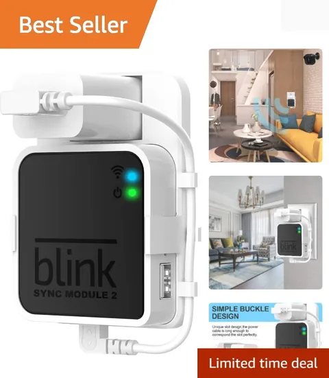 Compact and Portable Wall Mount for Blink Sync Module 2 – Say Goodbye to Clutter