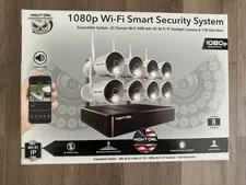 Night Owl 8-Channel 1080 WiFi NVR with 1TB Hard Drive And 8 WiFi IP 1080 Cameras