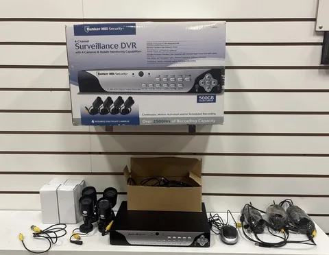 Bunker Hill Security 4 Channel DVR | 500GB Model 68332 Read Description