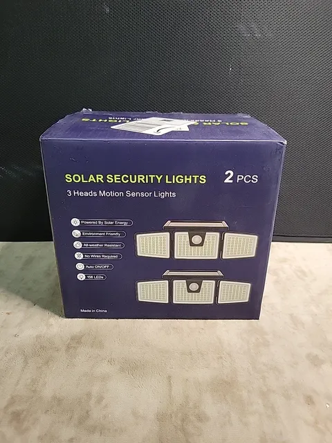 SOLAR SECURITY LIGHTS(motion Sensor)x2