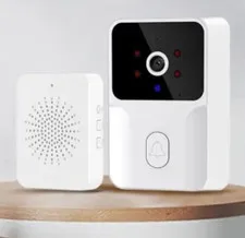 Video Doorbell Camera Smart Wireless W/ Speaker Hd Wifi  Security Smart Home