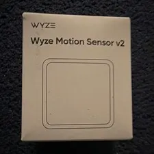 Wyze Motion Sensor v2 WSMS2 Indoor Wireless Zigbee Battery White Wyze Sense Hub