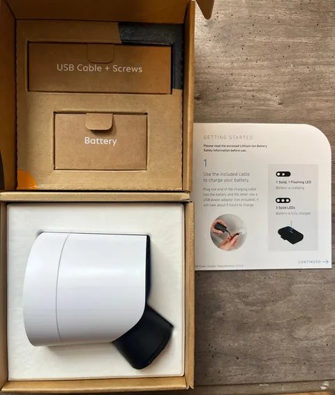 NEW Open Box - SimpliSafe Wireless Outdoor Security Camera CM0B1