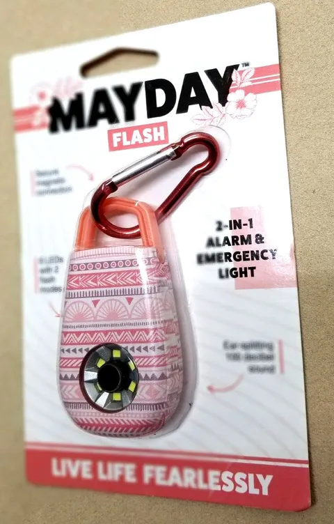 Mayday Ultra Flash 2 ''  1 Alarm & Emergency Light New
