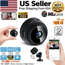 Mini Wireless Record Camera WiFi IP Home Security DVR Night Vision HD USB 1080P