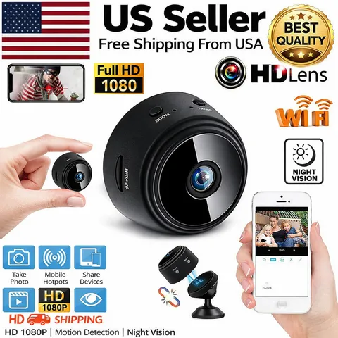 Mini Wireless Record Camera WiFi IP Home Security DVR Night Vision HD USB 1080P